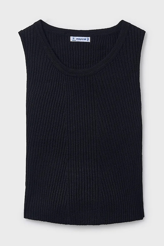 Dječji top Mayoral okrugli crna 6026.8G.Junior.PPY2