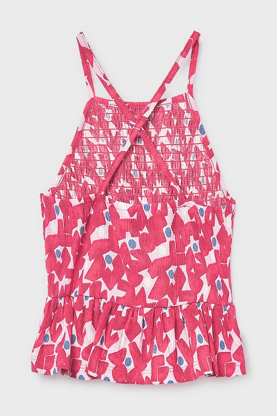 Mayoral top dziecięcy 6027.8G.Junior.PPY2 różowy SS26