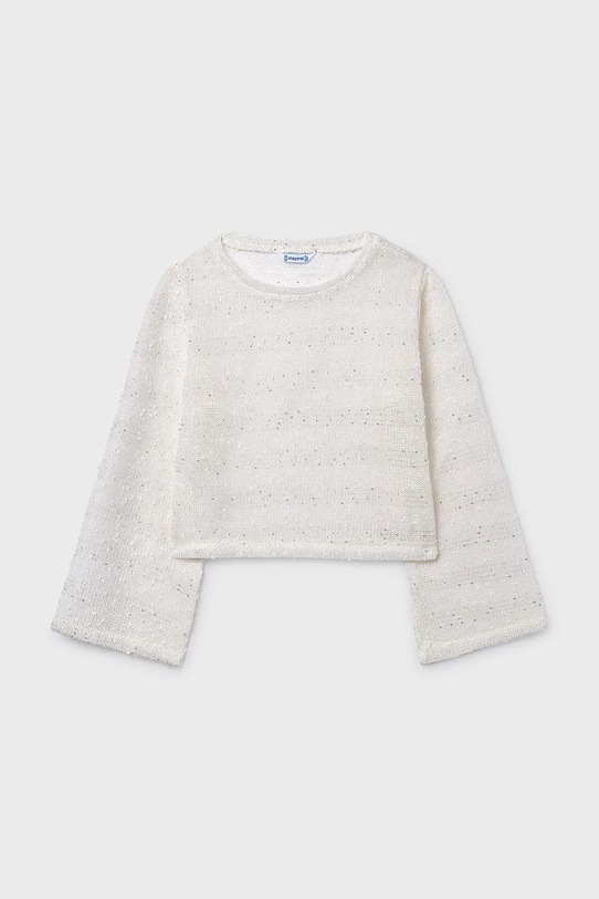 Dječja majica dugih rukava Mayoral 6161.8D.Junior.PPY2 bijela SS26