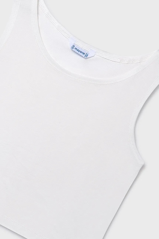 Djevojčice Dječja majica dugih rukava Mayoral 6161.8D.Junior.PPY2 bijela