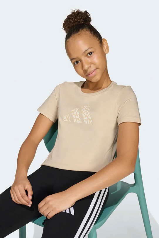 adidas t-shirt bawełniany dziecięcy KG0103