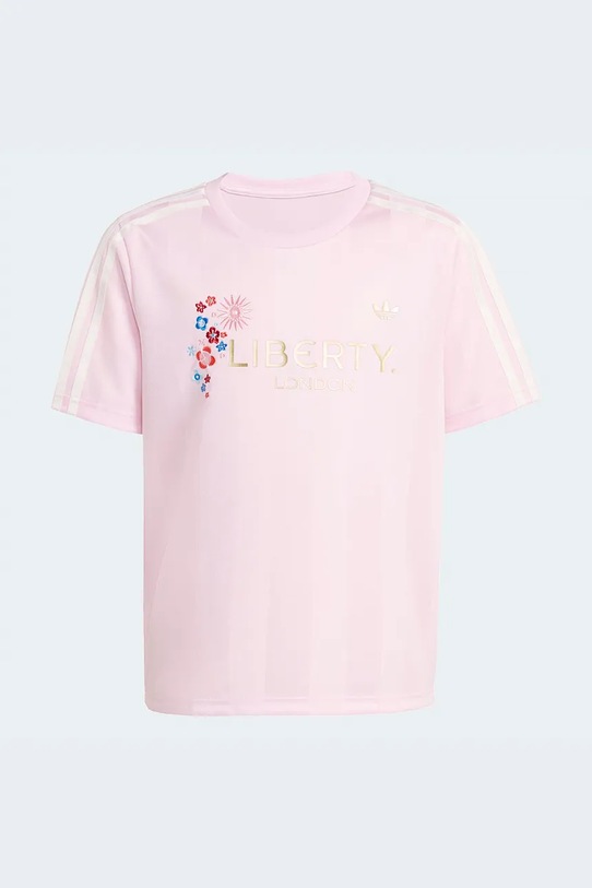 Παιδικό μπλουζάκι adidas Originals KT0837 μπεζ SS26