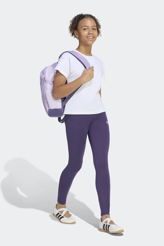 adidas tričko detské s bavlnou biela KB6896