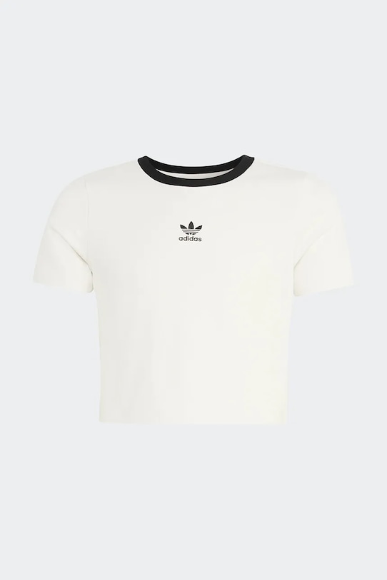 adidas Originals t-shirt basic dziecięcy z bawełną KE2497 biały SS26