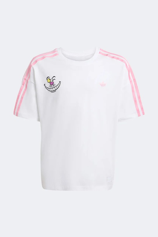 adidas Originals t-shirt bawełniany dziecięcy KE2735 biały SS26