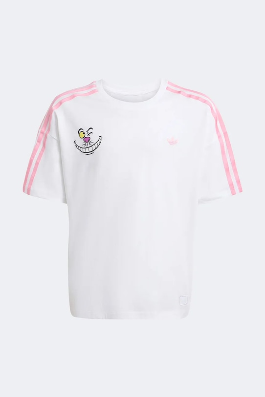 adidas Originals t-shirt bawełniany dziecięcy KE2735 biały SS26