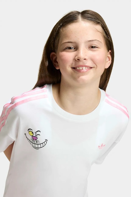 adidas Originals t-shirt bawełniany dziecięcy KE2735 biały