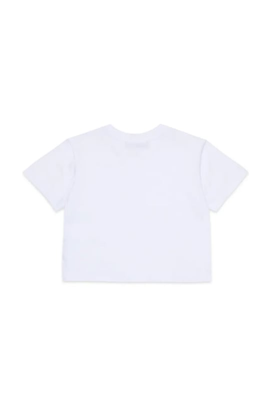 MAX&Co. t-shirt bawełniany dziecięcy MAXT34F T-SHIRT MX0334.MX057 biały SS26