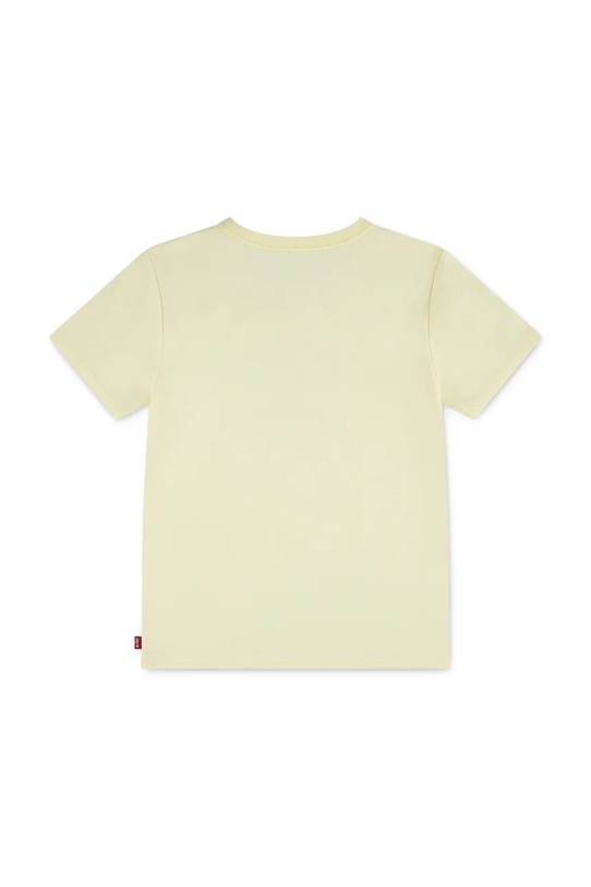 Dziewczynka Levi's t-shirt dziecięcy LEVIS CHAMBRAY APPLIQUE TO 4EP571 żółty