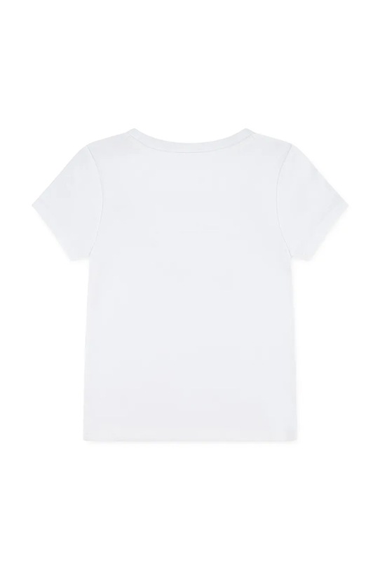 Dziewczynka Levi's t-shirt dziecięcy RIB MEET AND GREET JAM TEE 3EP780 biały