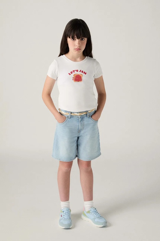 Levi's t-shirt dziecięcy RIB MEET AND GREET JAM TEE 4EP780