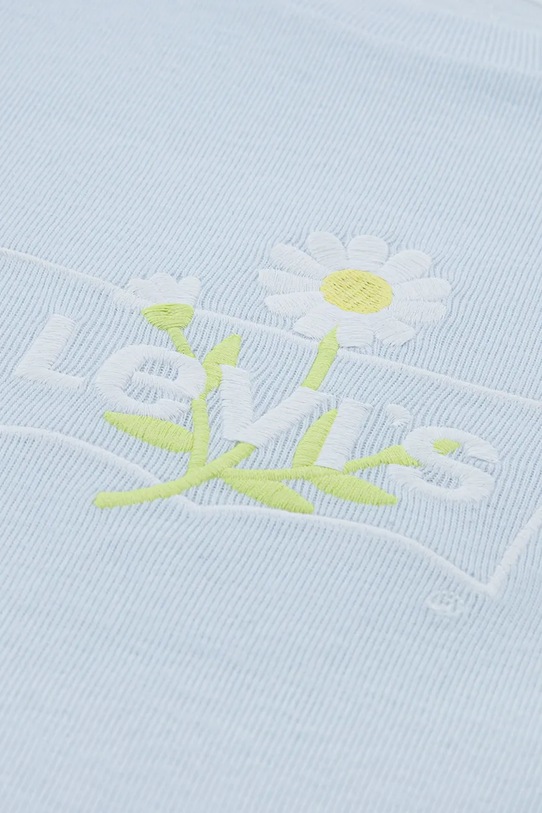 Dziewczynka Levi's t-shirt dziecięcy DAISY BATWING 3EP792 niebieski