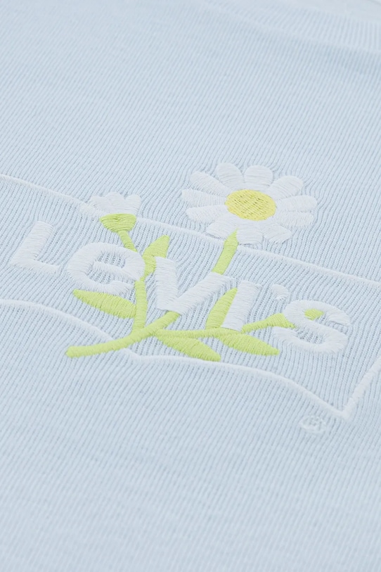 Dziewczynka Levi's t-shirt dziecięcy DAISY BATWING 3EP792 niebieski