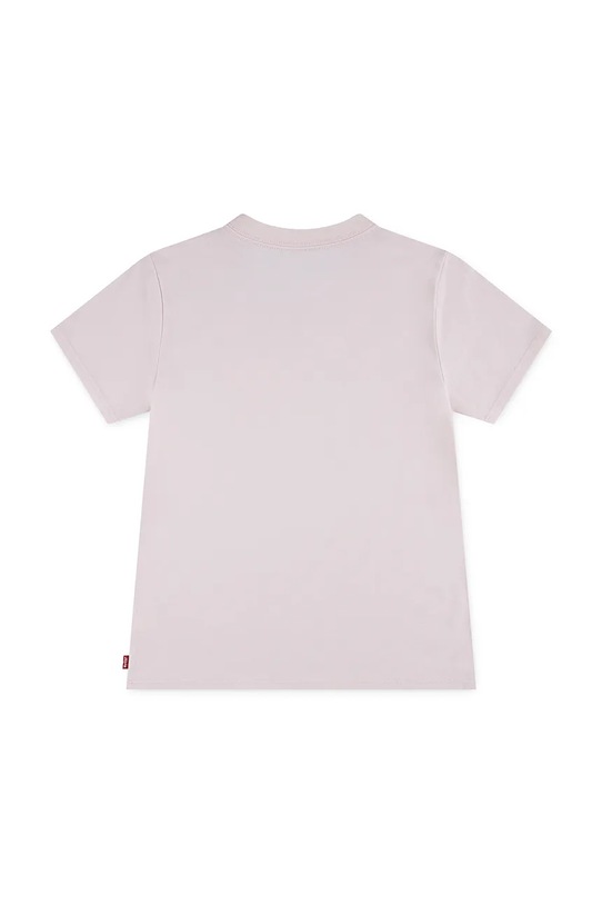 Dziewczynka Levi's t-shirt dziecięcy STRAWBERRY SS BATWING TEE 4EP887 różowy