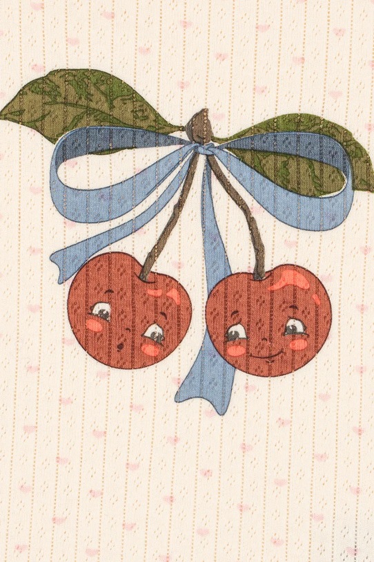 Detské bavlnené tričko Konges Sløjd MINNIE TEE GOTS béžová KS105210.PPY2