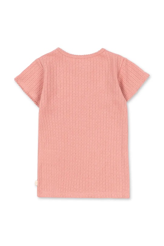 Konges Sløjd t-shirt bawełniany dziecięcy MINNIE TEE GOTS KS105210.PPY2 różowy SS26