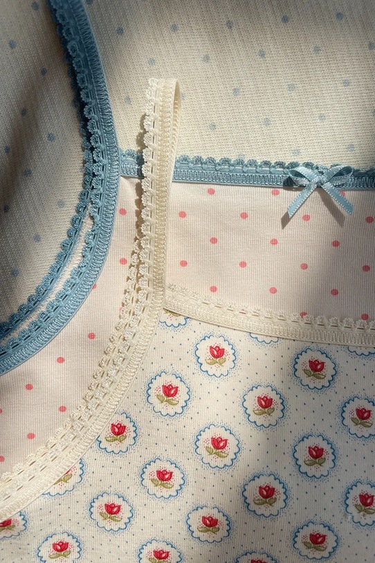 Top Konges Sløjd BASIC 2 PACK STRAP TOPS GOTS 2-pak béžová KS104667.PPY2