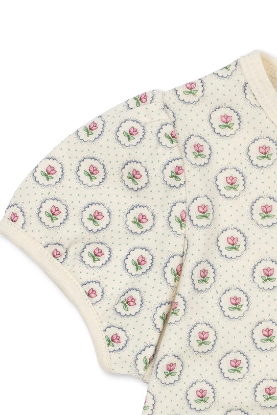 Fete Konges Sløjd tricou de bumbac pentru copii CLASSIC TEE GOTS KS104735.PPY2 bej