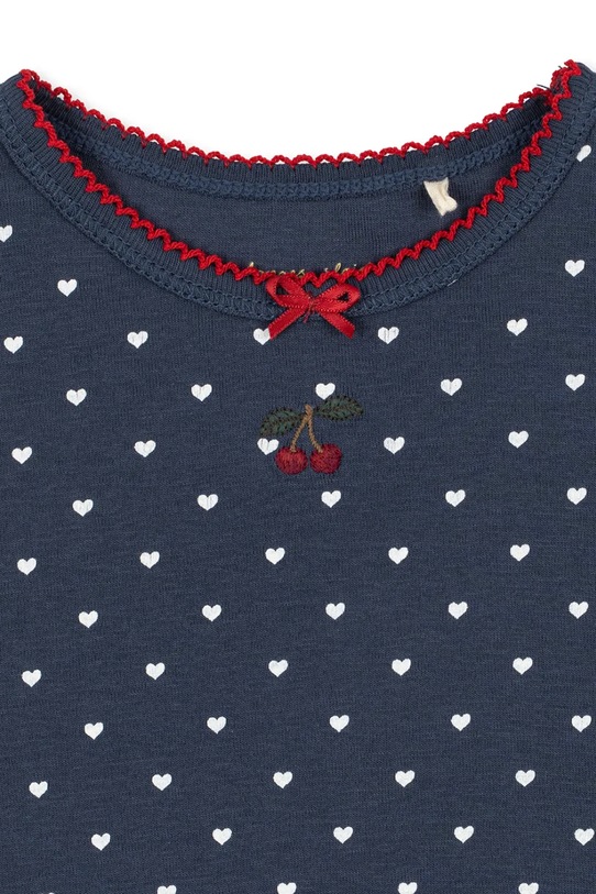 Dievča Detské bavlnené tričko Konges Sløjd CLASSIC TEE GOTS KS104735.PPY2 tmavomodrá