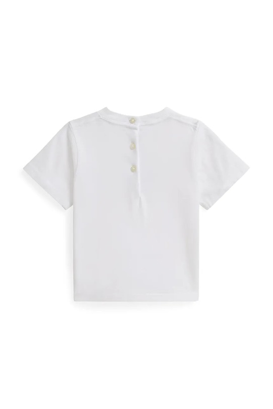 Μωρό βαμβακερό μπλουζάκι Polo Ralph Lauren 310A11851001 λευκό SS26