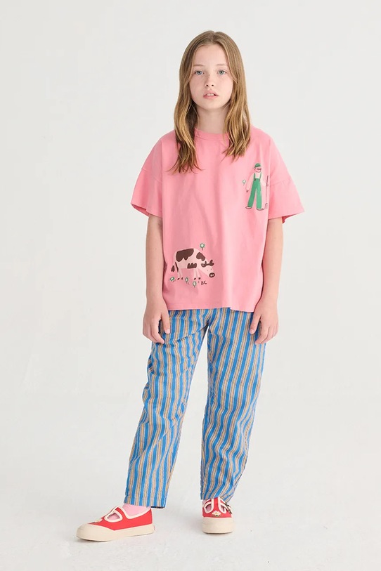 Bobo Choses t-shirt bawełniany dziecięcy Farm Adventure 126AC004