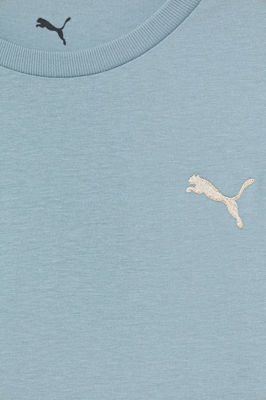 Κοριτσίστικα Παιδικό βαμβακερό μπλουζάκι Puma ESS TAPE 688490.PPY2 μπλε