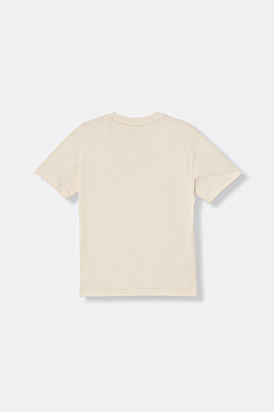 Puma t-shirt bawełniany dziecięcy ESS GRAPHIC Animal 692491 beżowy SS26