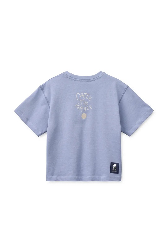Κοριτσίστικα Παιδικό βαμβακερό μπλουζάκι Liewood Tyler Placement SS T-shirt LW20637.PPY2 μωβ