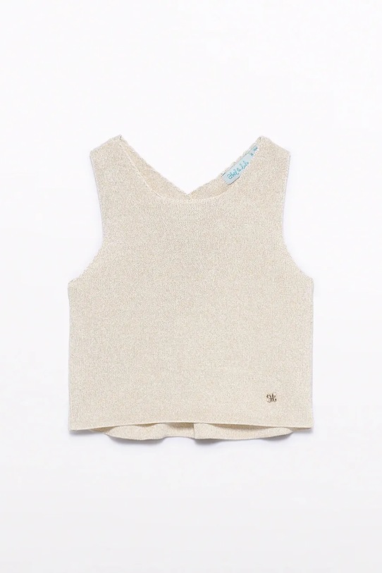 Abel&Lula top dziecięcy 5166.1.Mini.PPY2 beżowy SS26