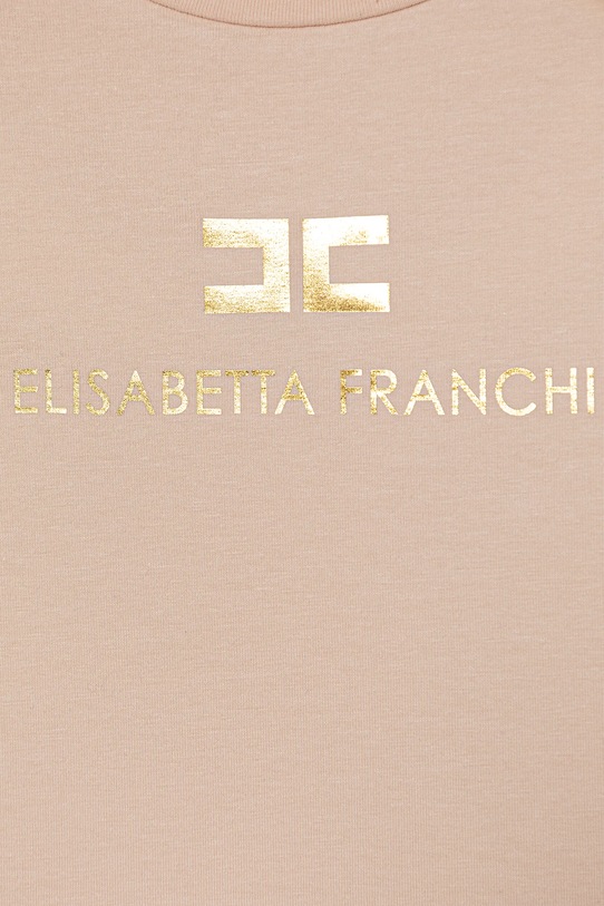 Dziewczynka Elisabetta Franchi t-shirt dziecięcy EFTS260.0.JE006.98.128 pomarańczowy