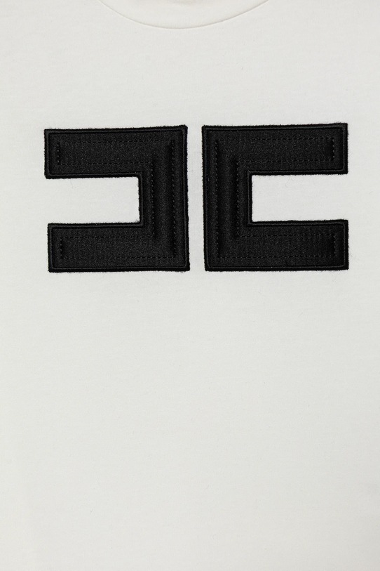 Dziewczynka Elisabetta Franchi t-shirt dziecięcy EFTS262.0.JE006.98.128 beżowy