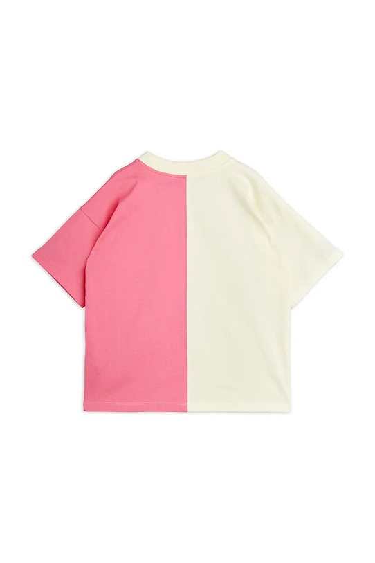 Mini Rodini t-shirt dziecięcy bawełniany Travel agency 26220169 różowy SS26