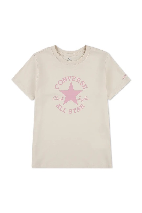 Converse t-shirt dziecięcy pozostałe beżowy 4CH526