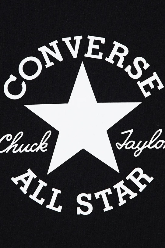 Dziewczynka Converse t-shirt dziecięcy 4CH526 czarny