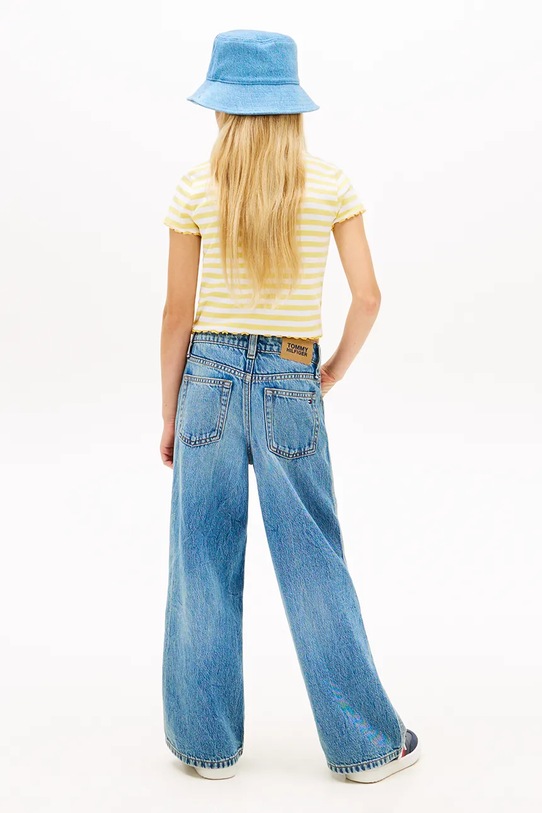 Tommy Hilfiger t-shirt dziecięcy bawełniany granatowy KG0KG08590.128.176.PPY2