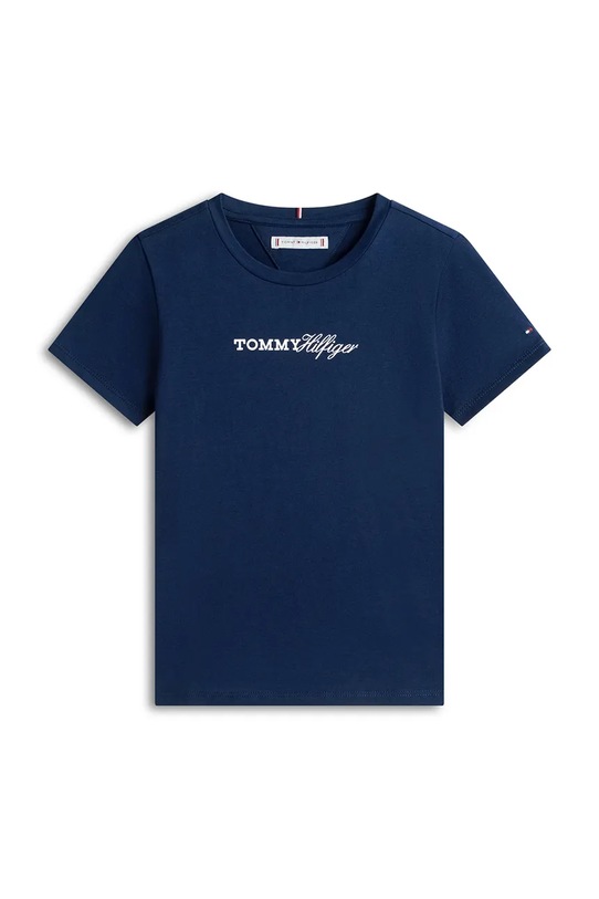 Tommy Hilfiger t-shirt basic dziecięcy KG0KG09123.98.122.PPY2 granatowy SS26