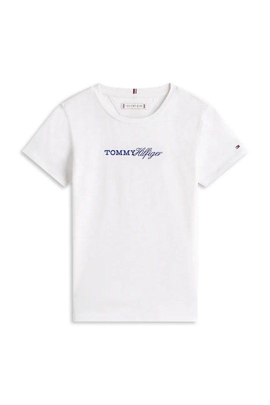 Tommy Hilfiger t-shirt basic dziecięcy KG0KG09123.128.176.PPY2 biały SS26