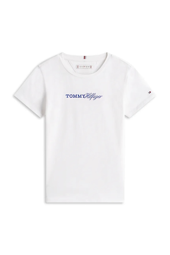 Tommy Hilfiger t-shirt basic dziecięcy KG0KG09123.128.176.PPY2 biały SS26
