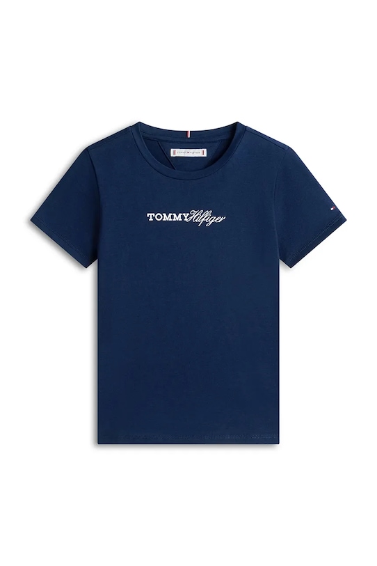 Tommy Hilfiger t-shirt basic dziecięcy KG0KG09123.128.176.PPY2 granatowy SS26