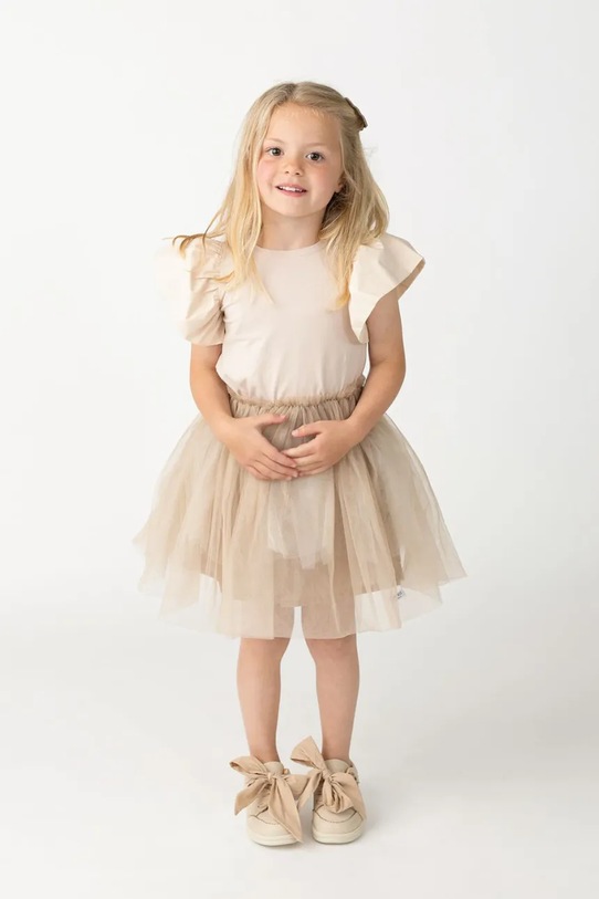 Donsje t-shirt dziecięcy Ubah Top pozostałe beżowy 4115500