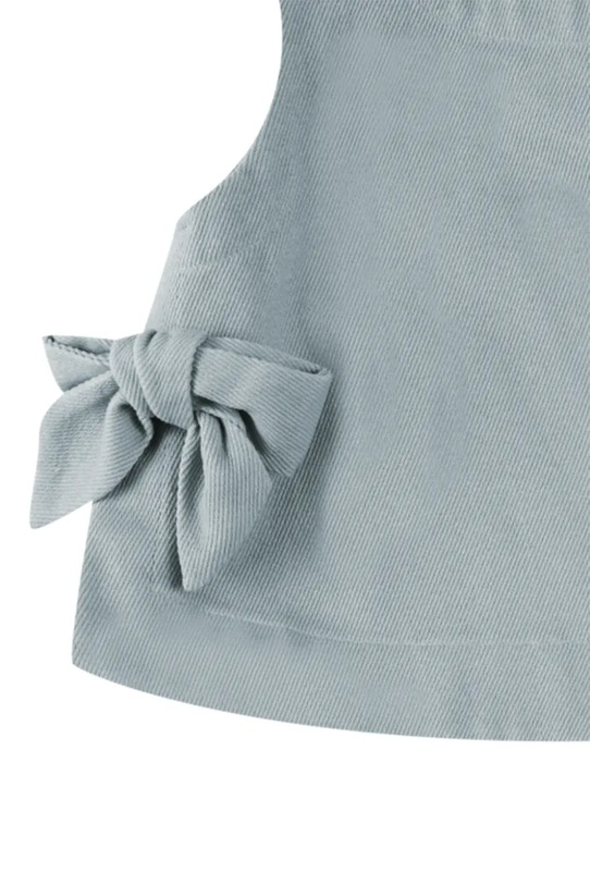 Donsje top bawełniany dziecięcy Veeri Top 4115600 niebieski