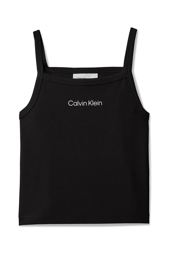 Calvin Klein Jeans top dziecięcy LVCKSJB12G.128.176.PPY2 czarny SS26