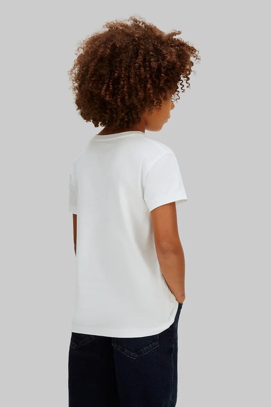 Момиче Calvin Klein Jeans тениска за деца от памук LVCKSJA25G.128.176.PPY2 бял