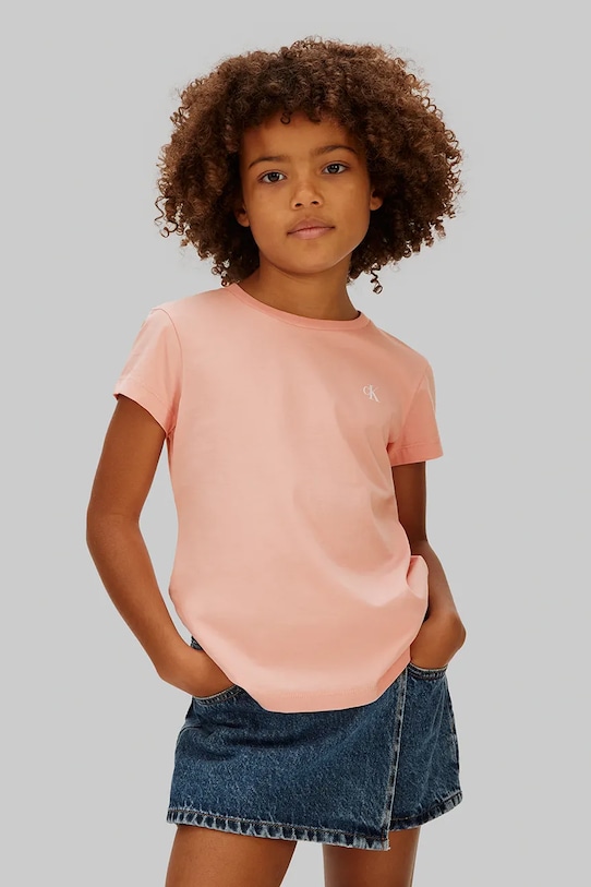 Calvin Klein Jeans тениска за деца от памук 2 броя LVCKSJA50G.128.176.PPY2 черен SS26