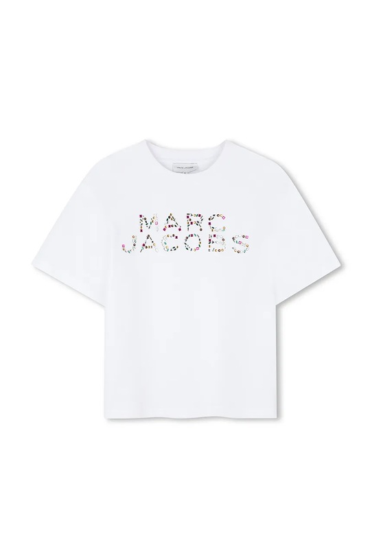 Детска памучна тениска Marc Jacobs памук бял W60746.114.150