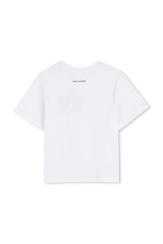 Djevojčice Dječja pamučna majica kratkih rukava Marc Jacobs W60735.114.150 bijela