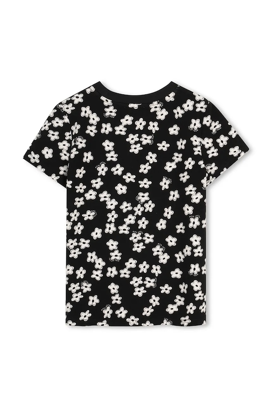 Παιδικό βαμβακερό μπλουζάκι Marc Jacobs W60738.114.150 μαύρο SS26