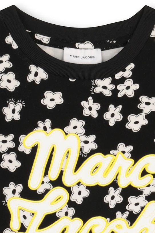 Κοριτσίστικα Παιδικό βαμβακερό μπλουζάκι Marc Jacobs W60738.114.150 μαύρο