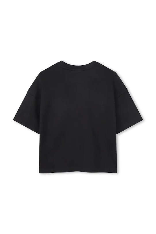 Девочка Детская хлопковая футболка HUGO G01052.102.108 чёрный