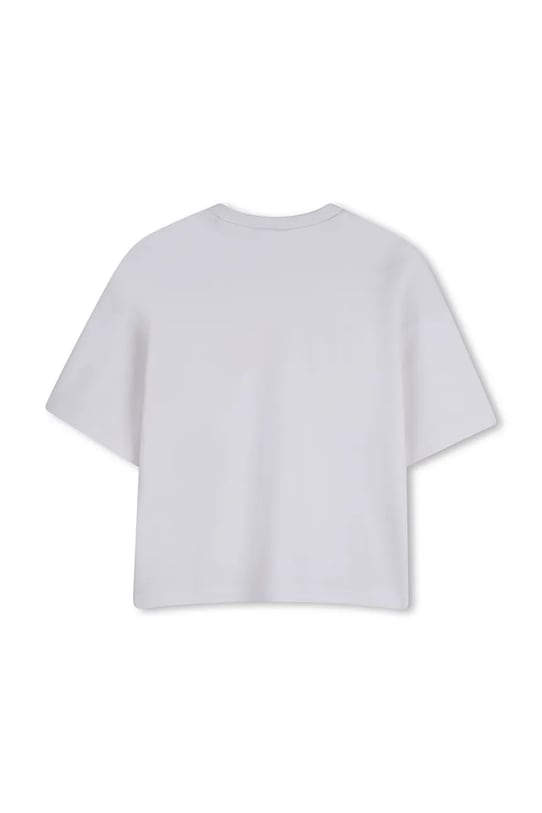 Detské bavlnené tričko HUGO G01052.156.162 biela SS26